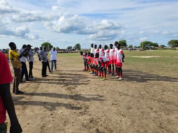 Foto de un equipo del torneo en Abyei