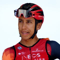 Egan Bernal tras su caída: “Un error mío, pero no fue nada grave”