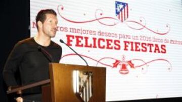 SIMEONE PIDIÓ MESURA. El técnico dijo que el primer equipo seguirá trabajando a tope.