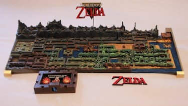 Recrean con impresora 3D el mapa original de The Legend of Zelda