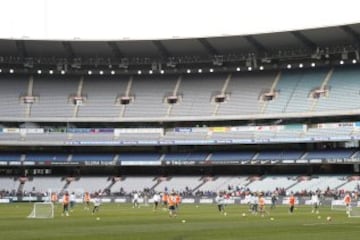 Estadio Melbourne Cricket Ground donde se entrenó el Real Madrid.