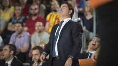 Xavi Pascual durante la final del playoff ante el Real Madrid.