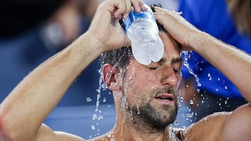 Novak Djokovic has gone viral on social media for shouting angrily for someone to bring him creatine in an intense match against Carlos Alcaraz.