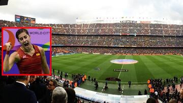 La foto publicada por Carolina Marín.
