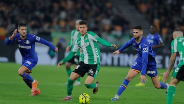 Deossa, contra el Getafe.