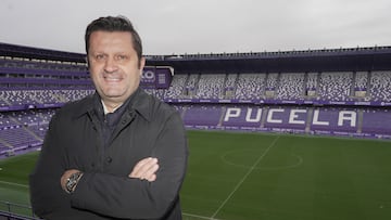 VALLADOLID 07-11-2023 PHOTOGENIC/SERGIO BORJA Imágenes de la entrevista al director deportivo Del Real Valladolid, Domingo Catoira.
