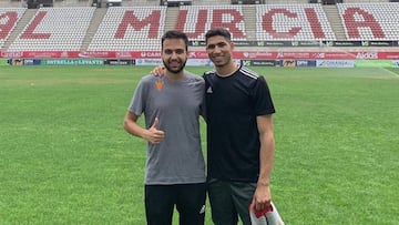 Achraf se entrena en Murcia