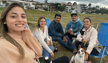 Coelho en familia en Uruguay. 