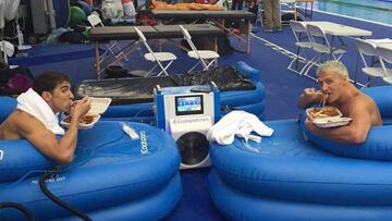 Michael Phelps y Ryan Lochte, durante los Juegos Olímpicos de Río.