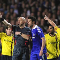 Ovrebo admite que se equivocó en el Chelsea-Barça de 2009