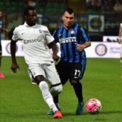 Jovetic anota en la agonía y le da la victoria al Inter de Medel