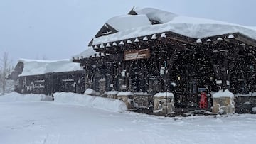 Alder Creek Adventure Center, one of two sites where search crews were launched to try to locate a group of missing skiers after an avalanche in a backcountry slope of California's Sierra Nevada mountains, in Truckee, California, U.S. February 18, 2026. REUTERS/Jenna Greene