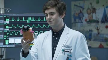 Freddie Highmore as The Good Doctor.