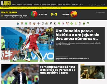 A Ronaldo por la historia y un ayuno de diez años los números y los hechos del Portugal-España