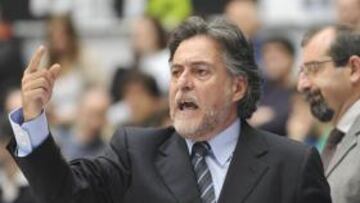 <b>ADIÓS. </b>Pepu Hernández durante un partido de esta temporada.