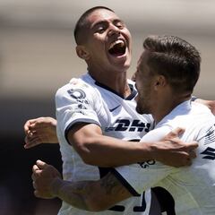 Pumas venció a Toluca en la jornada 8 del Apertura 2019