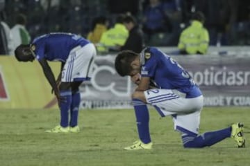 Estas son las mejores imágenes del 0-0 entre Millonarios y Envigado. El gol 5000 no llegó y El Campín se va sin celebrar. 