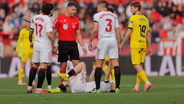 Gil Manzano, durante el Sevilla-Girona.