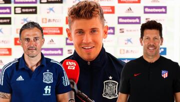 Marcos Llorente y las diferencias entre Simeone y Luis Enrique