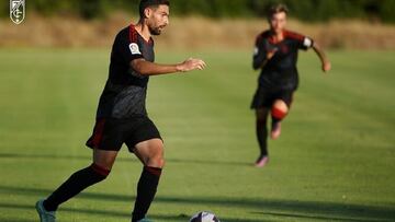 Antonio Puertas durante el partido contra el Almería.