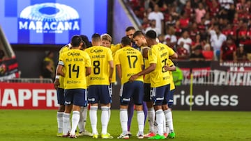 Millonarios perdió 3-0 ante Flamengo en su visita al estadio Maracaná por la sexta fecha de la fase de grupos de la Copa Libertadores.