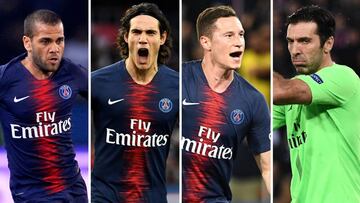 Dani Alves, Cavani, Draxler y Buffon protagonizar&aacute;n el final de temporada en cuanto a fichajes en Par&iacute;s. 