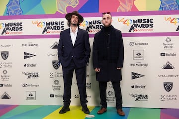 Paul Alone en la alfombra roja de LOS40 Music Awards Santander.