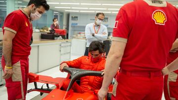 Sainz ya ha 'probado' el Ferrari