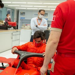 Sainz ya ha 'probado' el Ferrari