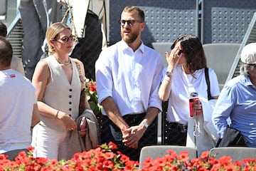 Ana Bernal y Sergio Rodr¨ªguez en el Mutua Madrid Open.