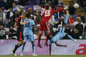 Manchester City se enfrentó a Hamburgo en el Al Ain, de los Emiratos Árabes Unidos.