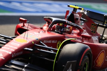 El piloto español de Ferrari, Carlos Sainz Jr.