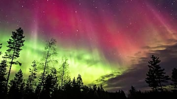 donde ver auroras boreales en españa aurora boreal junio madrid andalucia sierra de cadiz granada peninsula erupcion solar plasma