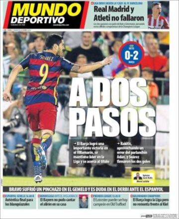 Portadas de la prensa mundial