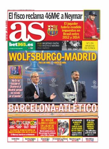 Las portadas de AS de marzo