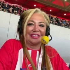 Las mejores frases de Belén Esteban comentando el Atlético de Madrid - Mallorca