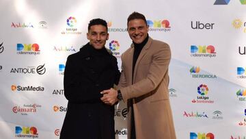 Joaquín, junto a Jesús Navas.