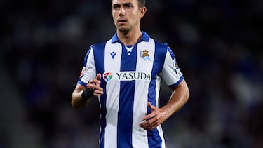 SAN SEBASTIAN, SPAIN - MAY 04: Martin Zubimendi of Real Sociedad looks on during the LaLiga match between Real Sociedad and Athletic Club at Reale Arena on May 04, 2025 in San Sebastian, Spain. (Photo by Juan Manuel Serrano Arce/Getty Images)
PUBLICADA 14/06/25 NA MA07 1COL