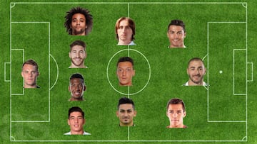 Once ideal de Mesut Özil.