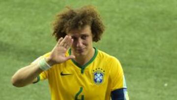 David Luiz se derrumba: "Pido perdón a todos los brasileños"
