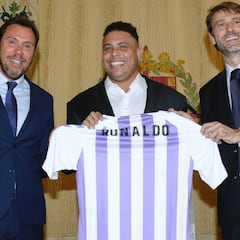 Ronaldo Nazario se presenta como nuevo dueño del Valladolid