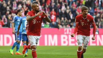 Arturo Vidal es figura y Bayern vuelve a humillar al Hamburgo