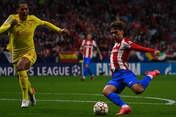 1-2. Antoine Griezmann marca el segundo gol.