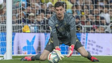 Courtois: "No he perdido el tacto del balón con la mano"