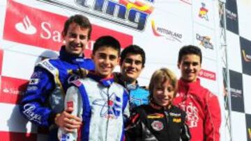 Los campeones de Espa&ntilde;a 2014 de k&aacute;rting en MotorLand.