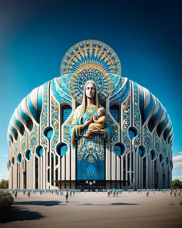 Los espectaculares estadios de la Ligue 1 según la IA