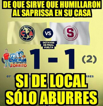 América y Chivas protagonizan los memes de media semana