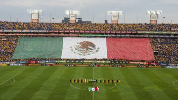 Action photo during the match Tigres vs Guadalajara corresponding 12th of the League MX of the Apertura 2017 Tournament at Universitario Stadium.
 
 Foto de accion durante el partido Tigres vs Guadalajara, correspondiente a la Jornada 12 de la Liga MX del Torneo Apertura 2017, en Estadio Universitario en la foto:  Detalle bandera Mexico
 
 30/09/2017/MEXSPORT/Jorge Martinez