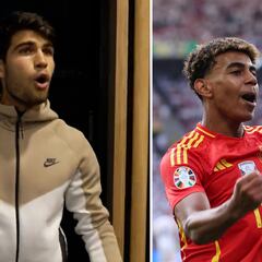 Sale a la luz la reacción de Alcaraz al gol de Lamine: es la que tuvieron todos y cada uno de los españoles