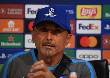 Napoli head coach Luciano Spalletti speaks to the media ahead of Wednesday's clash with Liverpool.